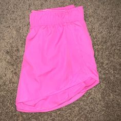 Hot Pink Athletic Running Shorts. Never Worn And In Good Condition With No Stains. Pink Athletic Shorts With Pockets For Spring, Pink Compressive Athletic Shorts, Pink Moisture-wicking Athletic Shorts For Training, Pink Athletic Shorts With Built-in Liner For Running, Pink 4-way Stretch Sports Shorts, Pink 4-way Stretch Athletic Shorts, Pink Gym, Shorts Athletic, Running Shorts