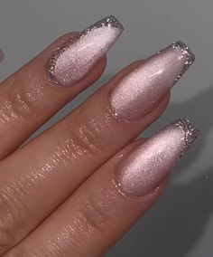 December 2024 Nails, Neutral Chrome, Hello Nails, Hippie Nails, Subtle Nails, Happy Nails, Nail Art Ombre, Nail Tattoo, Get Nails