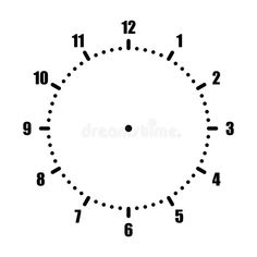 a black and white clock face with numbers on it royalty illustration stock photo - image