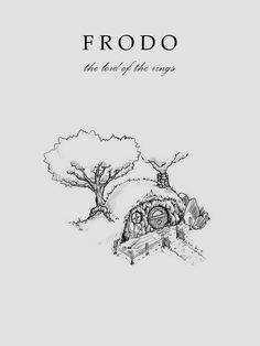 frodo the land of the livings book cover with an image of a house and trees