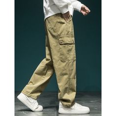 Retro Washed Functional Military Black Cargo Pants Fabric: 100% cotton Size: M, L, XL, 2XL, 3XL, 4XL Multiple Color Selections: Khaki, Black, Gray  Season: Spring, Fall, Summer, Winter Cotton Cargo Pants Full Length, Cotton Cargo Trousers, Straight Cotton Pants With Multiple Pockets, Full-length Cotton Cargo Pants, Cotton Straight Pants With Multiple Pockets, Khaki Cotton Straight Cargo Jeans, Baggy Cargo Style Cotton Pants, Full Length Khaki Cotton Cargo Jeans, Relaxed Fit Full-length Cotton Cargo Pants