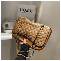 Product information:Color: black, brown, brownMaterial: PUPopular elements: rhombus, chainLining texture: polyesterBag shape: horizontal square typeOpening method: magnetic buckleInside the bag: structural zipper pocketPattern: plainSize Information:Size: 32*20*10CMPacking list: 1*crossbody bag Diamond Chain, Pocket Pattern, Coffee Colour, Chain Bag, Chain Bags, Affordable Fashion, Chanel Classic, Colored Diamonds, Fashion Bags