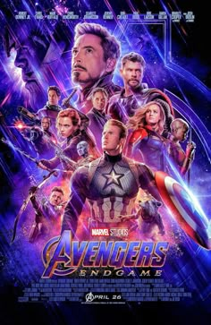 the poster for avengers endgame