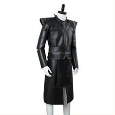 Game of Thrones Season 8 Nights King Cosplay Costume  
 TV series:  Game of Thrones Season 8 
 
 Character:  Nights King 
 
 Including: Underwear + skirt + waistcoat + belt + arm guard *2 
 Fabric: Leather + lining cloth Warrior Costume For Costume Parties And Cosplay Events, Black Fitted Warrior Costume, Fitted Warrior Cosplay Costume For Larp, Black Warrior Cosplay Costume For Larp, Medieval Black Cosplay Costume For Themed Events, Black Warrior Cosplay Costume For Fantasy Events, Fitted Medieval Cosplay Costume For Events, Fitted Medieval Style Cosplay Costume, Black Cyberpunk Cosplay Costume For Larp