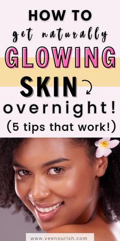 Glowing Skin Overnight, Get Glowing Skin, Skin Face Mask, Natural Glowing Skin, Glow Skin, Skin Glowing, Homemade Face Masks, Skin Skincare, Bright Skin