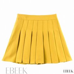 High-Waisted Pleated Skirt: Casual yet Stylish Mini Skirt for a Chic Leisure Look High Waisted Pleated Skirt, Skirt Casual, Flow Design, Mermaid Skirt, Gold Print, Types Of Skirts, Olivia Mark, Pleated Skirt, High Waisted Skirt