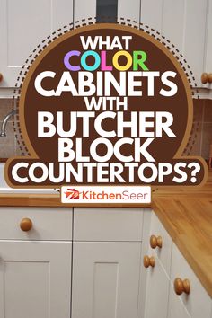 what color cabinets with butcher block counters?