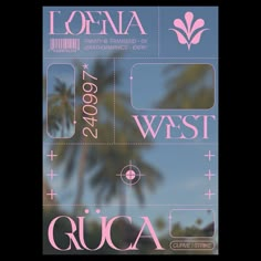 the back side of a poster with pink and black lettering on it, which reads costa