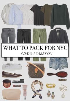 what to pack for nyc in 6 days