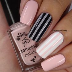 #88 Pretty in Pink - Nail Stamping Color (5 Free Formula) Stamping Nail Polish, Pedi Ideas, Festive Nail Art, Nail Stamper, Finger Nails, Manicure Nails, Pink Nail Designs, Pink Nail, Gel Nail Designs