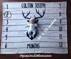 "Plush minky personalized wood deer blanket. Perfect gift for a mom who has been waiting for their little bundle of joy. This is the perfect gift for a baby shower, baby dedication, or as a treasured keepsake. You may be asking, \"Why is this blanket more expensive than other blankets?\". 1) Size: This blanket is huge! 60 x 50 inches. It's large enough to last for years as the child grows. 2) Fabric: This blanket is made from high quality plush minky fabric so it is thick & snuggly (you'll w Shiplap Nursery, Hunting Nursery, Hunting Baby, Deer Nursery, Deer Baby Showers, Baby Boy Room Nursery, Diy Baby Gifts, Baby Dedication, Custom Blanket