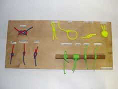 there are many different types of crochet hooks on the wall