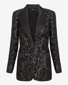 Find Express Black Sequin Bling Peak Lapel Boyfriend Tuxedo Blazer Jacket Satin Trim on eBay in the category Clothing, Shoes & Accessories>Women>Women's Clothing>Suits & Suit Separates. Tuxedo Women, Tuxedo Blazer, Boyfriend Blazer, Suit Coat, Peak Lapel, Suit Separates, Suits Coats, Black Sequins, Blazer Suit