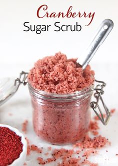 Cranberry Sugar Scrub, Body Scrubs, Sugar Scrub Diy, Diy Body Scrub