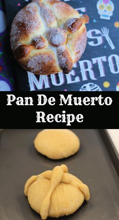 the pan de muerto recipe is ready to be eaten