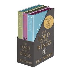 the lord of the rings boxed set includes four books, including one for children and two for adults