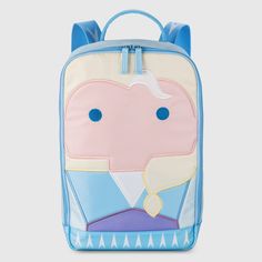 Elsa's distinctive appearance has been reimagined as part of our Unified Characters collection on this simulated leather backpack. The stylized version of Arendelle's icy queen is captured in the pieced design on the front of this spacious and cool Frozen carryall. Simulated leather backpack. Genuine, Original, Authentic Disney Store Product. Disney Princess Backpack, Princess Backpack, Stitch Backpack, Minnie Mouse Backpack, Winnie The Pooh Plush, Plush Backpack, Halloween Bags, Disney Frozen Elsa, Frozen Elsa