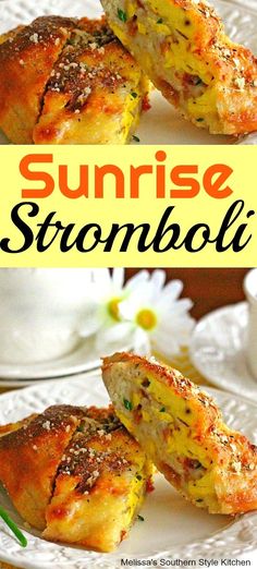 this is an easy recipe for sunrise stromboli that you can make at home