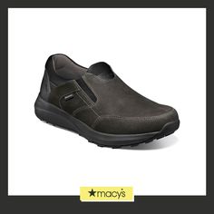 in stock Black Low-top Slip-ons For Outdoor, Gray Leather Walking Shoes With Rubber Sole, Comfortable Gray Leather Walking Shoes, Comfortable Gray Walking Shoes For Outdoor, Casual Moc Toe Hiking Sneakers, Outdoor Slip-ons With Ortholite Insole, Gray Slip-resistant Walking Shoes For Outdoor, Slip-resistant Gray Walking Shoes For Outdoor, Comfortable Moc Toe Walking Sneakers