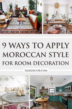 the top ten ways to apply moroccan style for room decoration in your home or apartment