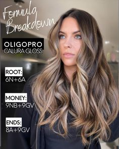 Calura Gloss Formulas, Color Formulations, Light Brunette, Color Formulas, Hair Color Formulas, Chic Hair, Highlights And Lowlights, Brown Hair Balayage