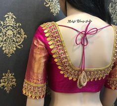 Silk Saree Blouse Designs Patterns, Blouse Designs Catalogue, Aari Blouse, Saree Blouse Neck Designs, Wedding Saree Blouse Designs, Cutwork Blouse Designs, Blouse Back Neck Designs, Blouse Design Images, Sari Blouse Designs