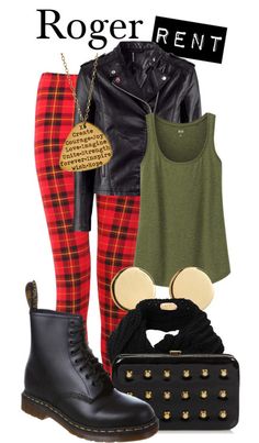 Roger from RENT Broadway Bounding Outfits