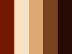 the shades of brown and beige are shown in this color swat list for an upcoming project