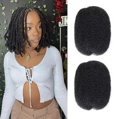 EAYON Afro Kinky Bulk 100% Human Hair Natural Black Loc Repair, Hair Extension Tools, Loc Extensions, Diy Braids, Micro Braids, Brazilian Remy Hair, Healthy Natural Hair, Human Braiding Hair, Infinite Possibilities