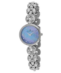 Christian Van Sant Perla Collection Model Cv0611 Watch - Quartz Movement View 1 Buckle Jewelry, Colorful Watches, Hot Jewelry, Jewelry Clasps, Watch Bracelet, Pearl Crystal, Jewelry Case, Stainless Steel Watch, Minerals Crystals