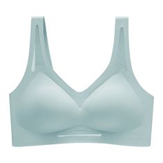 This non-steel ring bra has a seamless design for a comfortable. chafe-free fit. Compression fabric provides support for moderate activityCool Comfort fabric wicks moisture away from the skin for cool comfort. Material: Nylon/fiber Strap type: Fixed double shoulder straps Function: Casual comfort. high elasticity Style: Casual-Comfy Bra pads: removable padding Versatile: perfect for everyday wear as well as special occasions and work Daily care: Machine wash or hand wash with warm water in laund Body Skirt, Slip Shorts, Camisole Bra, Comfy Bra, Compression Fabric, Yoga Set, Keep Cool, Padded Bras, Plus Size Swimwear