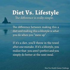 a quote on diet vs life style