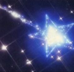 an image of a star that appears to be in the middle of some sort of space