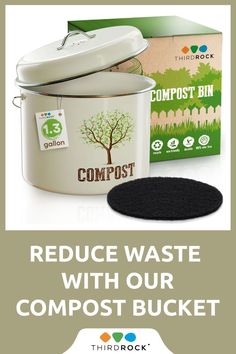 kitchen compost bin, compost bucket, sustainable kitchen, eco friendly living, kitchen gadgets, kitchen decor Bins In Kitchen, Compost Bin Kitchen, Indoor Compost Bin, Countertop Compost Bin, Indoor Compost, Start Composting, Kitchen Compost