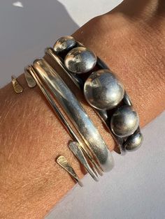 Classic Silver Stacking Cuff — MoonPi Jewelry Your Order Has Shipped, Order Has Shipped, Dope Jewelry, Funky Jewelry, Jewelry Lookbook, Dream Jewelry, Jewelry Inspo, Pretty Jewellery, Schmuck Design