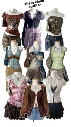 Very Fashionable Outfits, Outfit Ideas Different Aesthetics, Fancy Cottage Core Outfits, V Neck Outfit Ideas, Layering Camisole Outfit, Authentic Y2k Outfits, Long Skirts Vintage, Lilycore Outfits, Where To Buy Cool Clothes