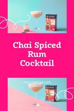 Creamy, indulgent, and delicious tea cocktails are trending. Go figure. This easy rum and chai tea cocktail recipe delivers boldly sweet and spicy flavors. Drink and be merry. Chai Tea Cocktail Recipes, Chai Tea Cocktail, Spiced Rum Cocktails, Tea Cocktail, Rum Cocktail Recipes