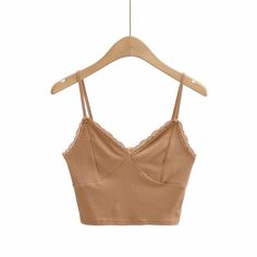 Lasaky - Sleek Lace Trimmed Slim Fit Camisole with Delicate Floral Details Facebook Style, Lace Halter Bralette, Maternity Tank Tops, Printed Silk Shirt, Lace Camisole, Summer Blouses, Tank Top Camisole, Feminine Look, Knitted Pullover Sweaters