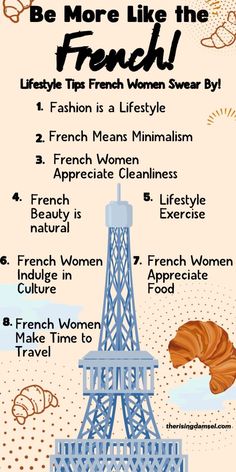 Lifestyle tips french women swear by. French women have it together! Fresh faces, stylish outfits, french bread, and croissants. Paired with daily strolls through their busy cities and peaceful parks, it’s a lifestyle we all dream of. There are some key elements that French women live by that most modern Americans may have forgotten. These tips are breaking free from the boudoir right here and now! #FrenchGlamOur #FrenchLadyStyle #StylishChicParis #FrenchLifestyleTips #FashionablyFrench French Women Aesthetic, Elegant Habits, French Women Beauty, French Elopement, Elegant Life, French Lifestyle, French Living