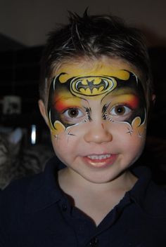 Aimees Creations || batman Face Paint Bat, Bat Face Paint, Bat Makeup, Skeleton Face Paint, Halloween Face Paint