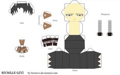 an origami paper doll is shown with instructions to make it look like the character from