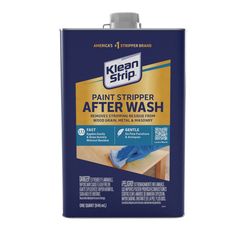 For Pro’s and DIY’ers, Klean-Strip® is the leading brand of solvents, thinners, removers, and cleaners that are dependable for reliable results. Klean-Strip® Paint Stripper After Wash removes stripping residue from wood grain, metal and masonry. The liquid formula applies easily with a pad and is gentle for fine furniture and antiques. Evaporates quickly without residue. Read entire label prior to use or storage. Keep out of reach of children. Klean Strip 1 Quart Regular Strength Paint Remover ( Strip Paint, Varnish Remover, Paint Prep, Stripping Paint, Paint Thinner, Green Flooring, Paint Remover, Paint Paint, Out Of Reach