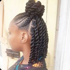 Corn Roll Hair Styles, Corn Braids, Roll Hair, Braids Faux Locs, Natural Hair Wedding, Natural Updo, Hair In A Bun, Braid Updo, Hairstyles For Natural Hair