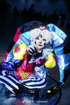 Clown Outfit Ideas, Helluva Boss Cosplay, Halloween Costumes Anime, Japanese Food Photography, Clown Cosplay, Cosplay Couple, Walpapers Cute