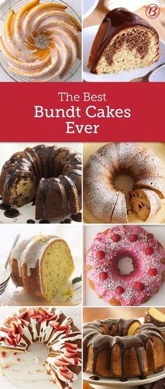 the best bundt cakes ever