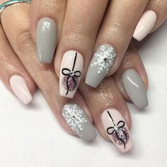 French Pedicure, Cute Christmas Nails, Winter Nails Acrylic, Her Nails, Christmas Nail Art Designs, Christmas Nails Acrylic, Festival Nails