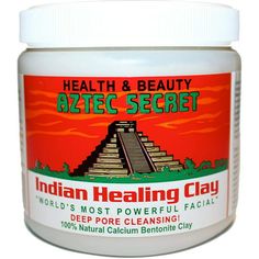 Aztec Secret Indian Healing Clay contains 100% Pure Calcium Bentonite Clay, which has been used for centuries to beautify and refresh when used as a facial or body mask. Cleopatra used clay from the Nile River and the Arabian Desert over 1800 years ago, as part of her beauty ritual. German and roman spas have been using clay packs and treatments in the spas they built 4,000 years ago. Many of these spas still exist and use clay even today. Aztec Secret Indian Healing Clay is calcium bentonite cl Indian Healing Clay Mask, Aztec Clay Mask, Aztec Secret Indian Healing Clay, Aztec Clay, Calcium Bentonite Clay, Indian Healing Clay, Healing Clay, Cleansing Mask, Body Mask