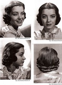 1930s Womens Hairstyles, 1930 Hairstyles Short, 1930s Hairstyles Tutorial, 1930s Hair Short, Easy 1930s Hairstyles, 1930s Hairstyles, Late 1930s Hair, 30s Hairstyles, 1930s Hair