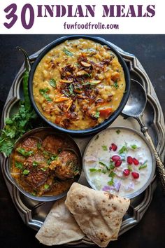 30 Everyday Indian Meals | Indian Thali Meals - Fun FOOD Frolic Dal Recipe