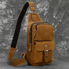 Shipping: Worldwide Express Shipping AvailableDelivery time: 7-15Days Fast ShippingReturns: Fast refund, 100% Money Back Guarantee.Brand Name: NewsbirdsOrigin: Mainland ChinaMain Material: Genuine LeatherShape: Box Sling Bag For Men, Mini Cows, Chest Pack, Sling Pack, Leather Sling Bag, Dopp Kit, Casual Sporty, Crazy Horse, Anti Theft